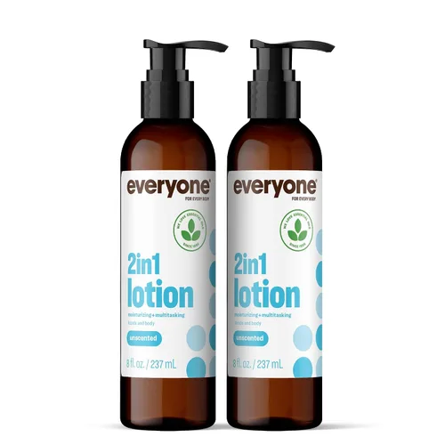Vista 13 de Everyone Loción 2-en-1 para manos/cuerpo, 8 onzas (paquete de 2) cítricos y menta hecha con aceites esenciales para hombres y mujeres