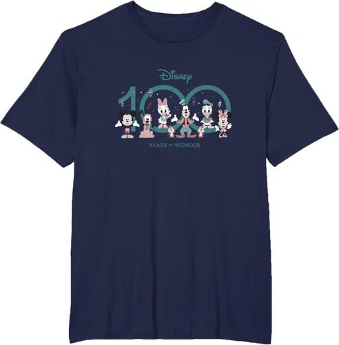 Vista 16 de Disney 100 Years of Wonder Mickey & Pals Muted Cute D100 Camiseta, Negro