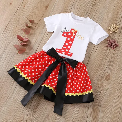 Vista 2 de Conjunto de falda tutú con orejas de ratón y orejas de ratón para niñas pequeñas, para fiesta de princesa