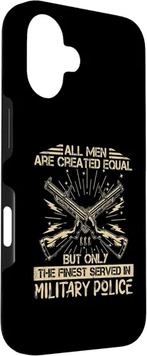 Vista 3 de iPhone 16 Only Finest Served In US Military Police MP Veteran Case