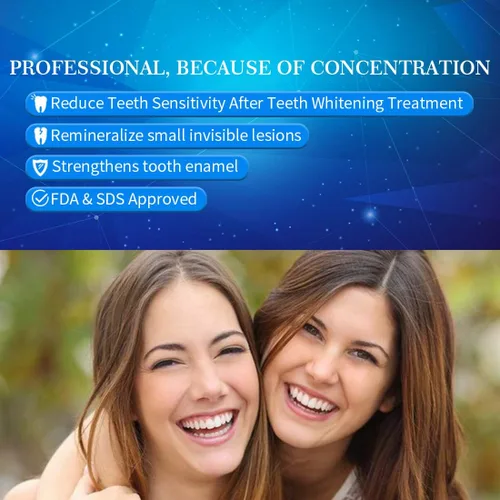 Vista 4 de EZGO Gel de remineralización, reduce la sensibilidad dental después de blanquear los dientes, remineralizar y desensibilizar los dientes, fortalecer