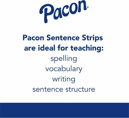Vista 3 de Pacon® Peacock® - Tiras de frases superbrillantes, colores surtidos, paquete de 100