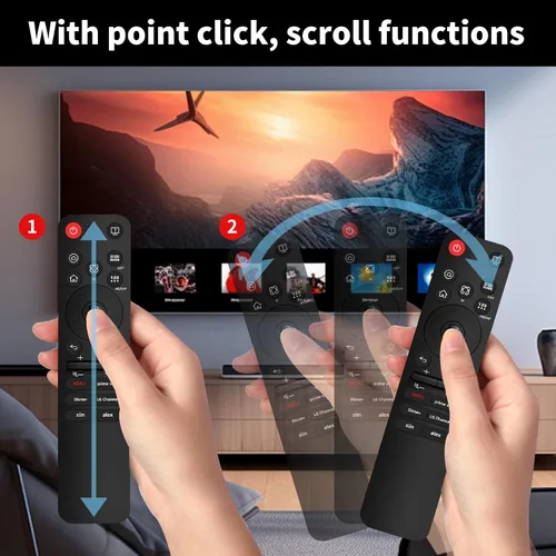 Vista 4 de Nuevo reemplazo MR25GA para control remoto LG TV para todos los televisores LG: OLED, QNED, UHD, LED, LCD (2019-2025), incluye AI, puntero y función