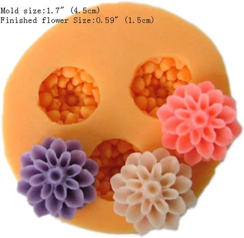 Vista 2 de F0032 Molde de silicona para fondant, mini