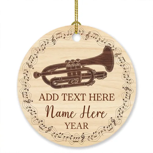 Vista 15 de Adorno de Navidad personalizado de acordeonista 2024, adornos de instrumentos musicales, adorno de acordeón, regalo para amantes de la música, texto