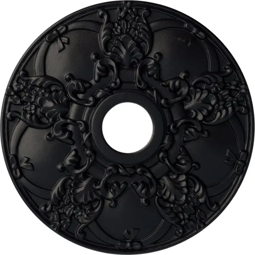 Vista 60 de Ekena Millwork CM18NOCGS Medallón de techo Norwich, 18.0 in de diámetro exterior x 3.4 in de diámetro interior x 1 3/8"P, pátina verde cobre pintado