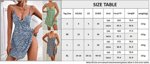 Vista 7 de Esopkuu Vestido corto de verano para mujer, sexy, casual, con cuello en V profundo, floral, tirantes delgados, para fiesta, playa