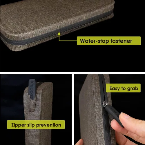 Vista 5 de GORIX Ciclo cartera bolsa bolsa impermeable teléfono móvil caso carretera MTB bicicleta (BKPW (edición global))