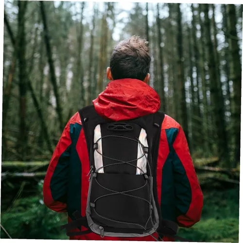 Vista 6 de Luxshiny High-Capacity Hydration Water Backpack with Material Insulated Hiking Daypack for Cycling Running Mountaineering and Travel Lightweight