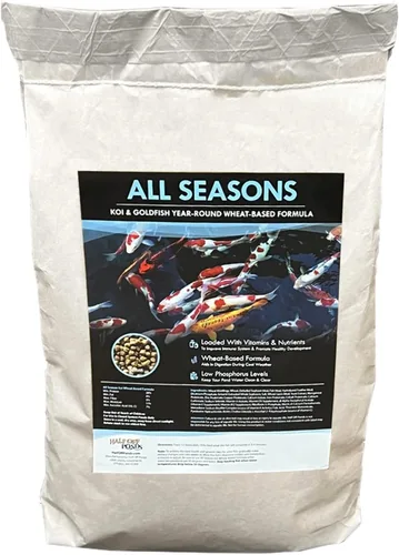 Vista 5 de HALF OFF PONDS Grow Pro Koi Fish Food - Pellets flotantes de 10 libras, tamaño de 0.118 in, alimento para peces dorados para estanques, 40%