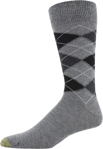Vista 3 de GOLDTOE Campbell Argyle Crew Calcetines de vestir para hombre (6 pares)
