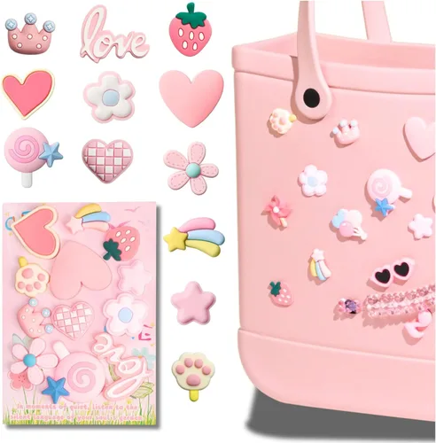 Vista 20 de Mon Caramel Resina Bolsa de Playa Accesorios Encantos,Resina Playa Totes Accesorios Insertos,Daisy Flower Bag Charms