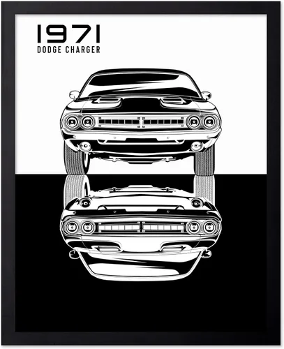 Vista 63 de Poster Master Póster de coche – Impresión clásica de coche – Arte de vehículo – Gran decoración de pared de garaje u oficina – 8 x 10 pulgadas