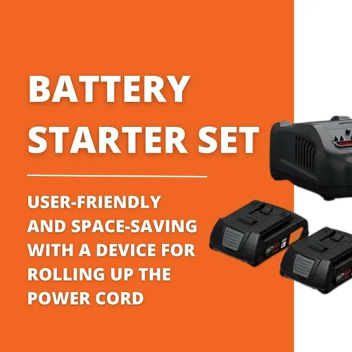 Vista 2 de Fein 18V GBA Li-Ion Battery Starter Set 2.0 Ah - Fits 18V AMPShare/Bosch Tools, Includes 2 Fast-Charging Li-Ion Batteries and Rapid Charger