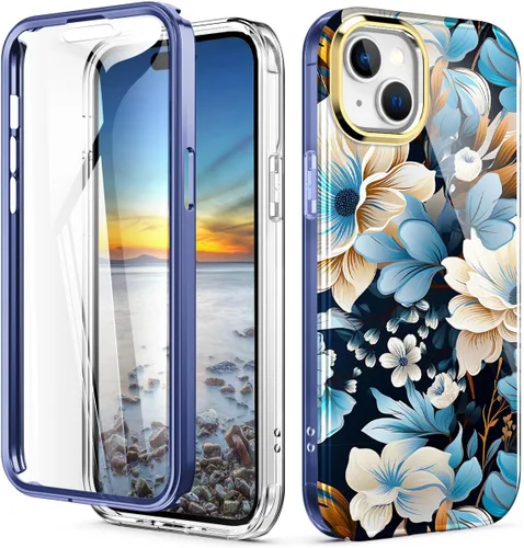 Vista 24 de Bonita funda de mármol para iPhone 11 Pro Max de 6.5 pulgadas, fabricada con protector de pantalla, ligera y elegante, cuerpo completo, a prueba