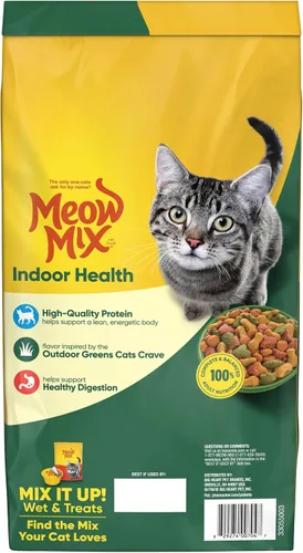 Vista 8 de Meow Mix Bolsa de comida seca para gatos Indoor Health, 6.3 libras (paquete de 4)