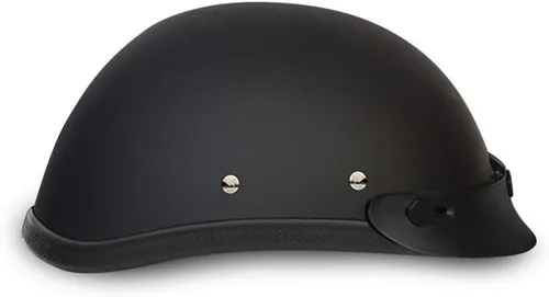 Vista 5 de Daytona Helmets Novedad Eagle, Negro opaco, con broches, XS