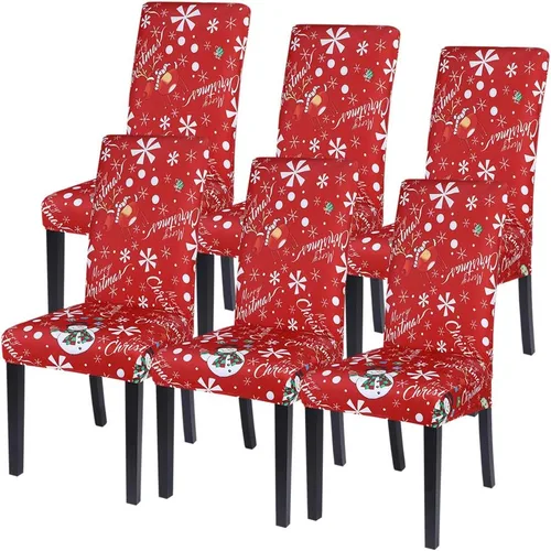 Vista 13 de SearchI Juego de 2 fundas elásticas para sillas Parsons de comedor, fundas elásticas con estampado de elastano, extraíbles, lavables, fundas