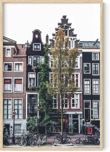 Vista 42 de HAUS AND HUES Pósteres de ciudad vintage con estampado de Ámsterdam, impresión retro vintage, carteles de viaje, arte de viajes, arte de los Países