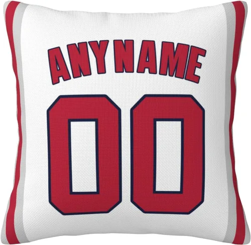 Vista 12 de Funda de almohada personalizada: Funda de almohada personalizada con cualquier nombre y número, regalo personalizado para fanáticos