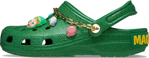 Vista 7 de Crocs Zuecos clásicos unisex para adultos con dijes de la suerte Verde Kelly