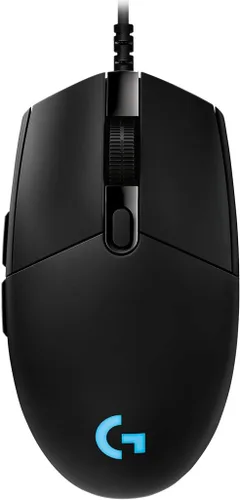 Vista 2 de Logitech G PRO - Ratón para juegos con cable, sensor Hero 16K, 16000 DPI, RGB, ultraligero, 6 botones programables, memoria integrada, construido