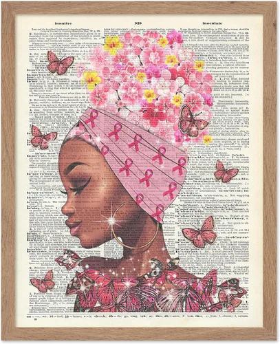Vista 50 de Poster Master Póster motivacional vintage, impresión inspiradora retro, regalo para chica afro, amiga, reina negra, mujer afroamericana