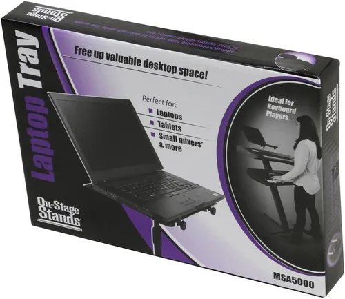 Vista 12 de OnStage On-Stage MSA5000 Soporte de Micrófono y Montura para Laptop