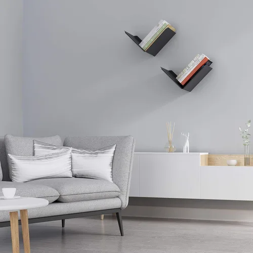 Vista 2 de Atlantic Flex V Shelf 2-Pack, negro
