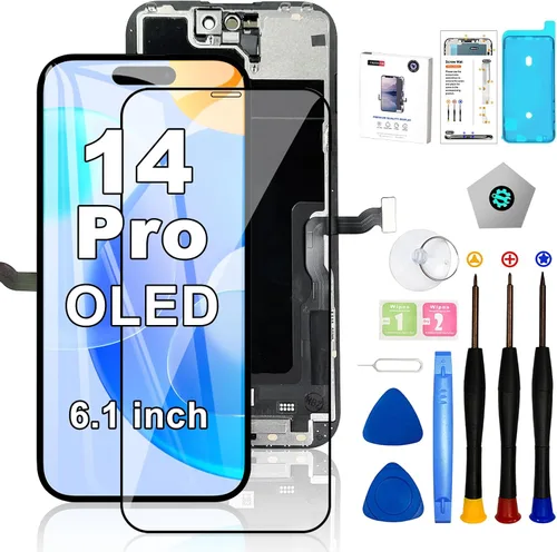 Vista 29 de EFAITHFIX para iPhone 11 Reemplazo de pantalla LCD de 6.1 pulgadas, ensamblaje de marco, pantalla LCD y digitalizador de pantalla táctil 3D con kit