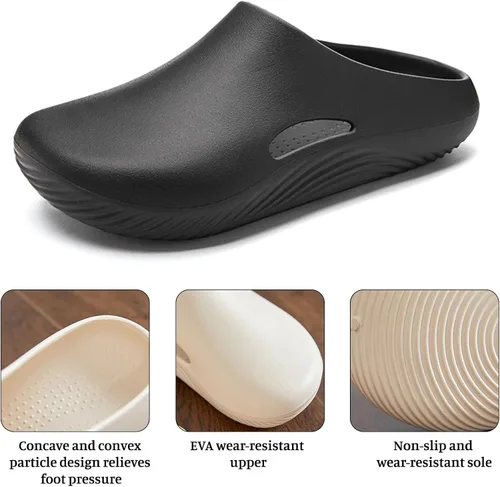 Vista 5 de Armadillo - Zuecos de jardín para mujeres y hombres, zapatos de enfermera, antideslizantes, sandalias de chef, zuecos de cocina, resistentes al
