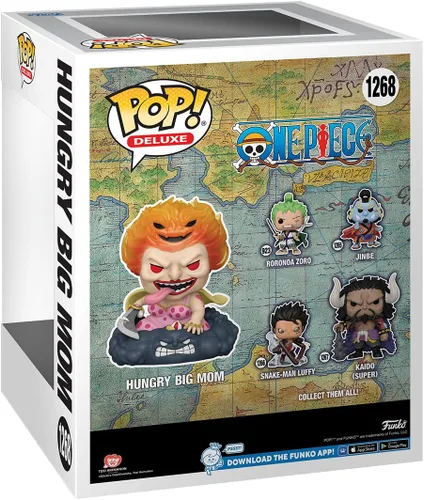 Vista 5 de Funko Pop! Deluxe: One Piece - Hungry Big Mom - Figura de vinilo coleccionable - Idea de regalo - Producto oficial - para niños y adultos - Fans