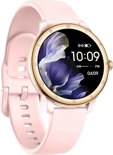 Vista 10 de Reloj inteligente para mujer, monitor de fitness HD de 1.27 pulgadas (respuesta/haz llamadas) con más de 110 modos deportivos/frecuencia