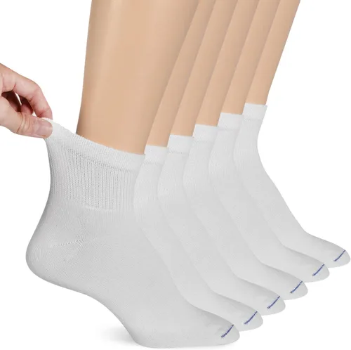 Vista 12 de Dr. Scholl's Calcetines circuladores y diabetes para mujer – Paquetes de 4, 6 y 12 pares – Control de la humedad no vinculante