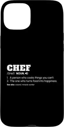 Vista 9 de Chef Definition Cook Pastry Chef Culinary Cooking Funny Gift Case for iPhone 16