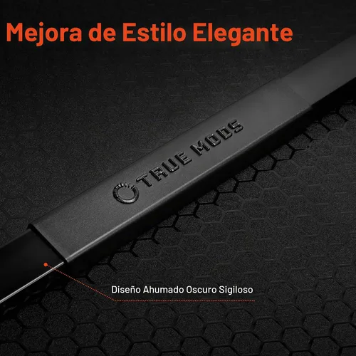 Vista 2 de True Mods Barra de luz LED de 49 pulgadas para puerta trasera ahumada para camioneta, remolque, vehículo [aluminio rígido] [secuencia de encendido]