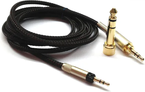 Vista 5 de Cable de audio de actualización de reemplazo NewFantasia Compatible con auriculares Sennheiser HD598, HD598Cs, HD560s, HD598SE, HD620S, HD400PRO