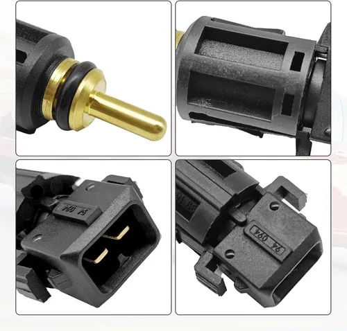 Vista 2 de Sensor de temperatura del refrigerante en manguera inferior del radiador compatible con BMW 1998-2013 Z4 E87 M5 E46 E39 E60 E81 M3 M6 E90 X3 X5 F10