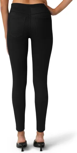 Vista 2 de No Nonsense Leggings de mezclilla elásticos con bolsillos para mujer Negro