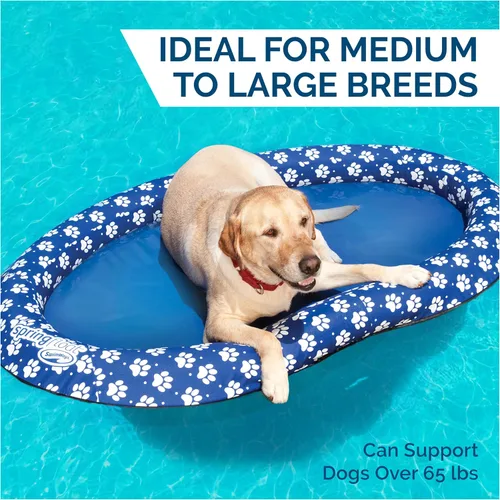 Vista 4 de SwimWays Paddle Paws - Balsa flotante para perros, grande (65 libras y más)