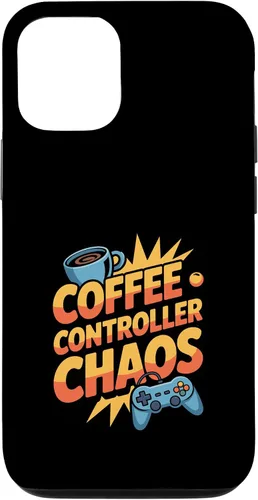 Vista 27 de Coffee Controller and Chaos Gamer Parents Mom and Dad Case for iPhone XR