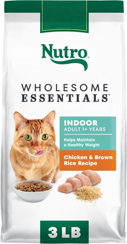Vista 13 de Nutro Wholesome Essentials - Alimento seco para gatos adultos, pollo y arroz, 5 libras Real chicken #1 ingredient, natural prebiotic fiber for