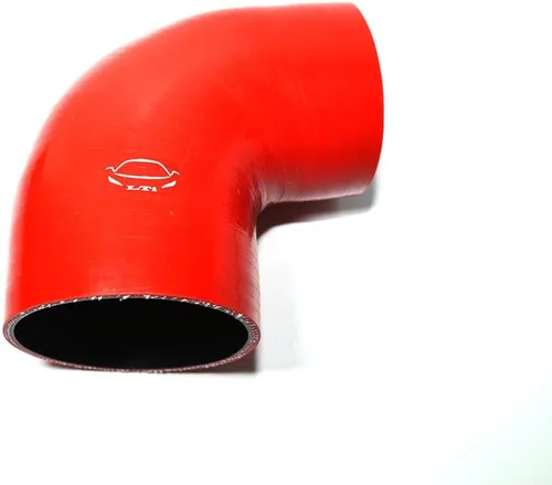 Vista 30 de Manguera de silicona reforzada de 4 capas de alto rendimiento de 2"-2.25" ID codo reductor acoplador de 90 grados para turbo/intercooler/tubería