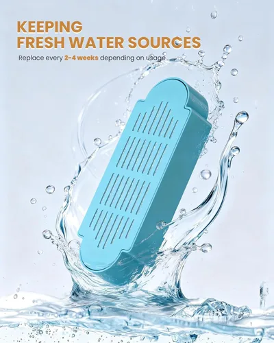 Vista 5 de Filtros de repuesto oficiales para fuentes de agua tomxcute Cat