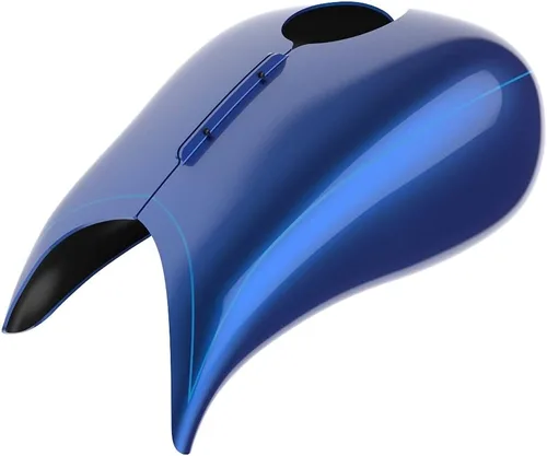 Vista 46 de Cubierta de tanque de combustible estirada para motocicleta Harley, cubiertas de tanque de 1 galón, protectores de combustible. Compatible