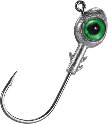 Vista 11 de Dr.Fish Paquete de 10 Señuelos con Ojos de Pesca Ojos 3D Cabezas de Trucha Anzuelo para Lubina Señuelo Nadador de Agua Salada Cabezas de Jig de Agua