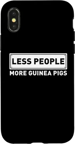 Vista 4 de iPhone 15 Less People More Guinea Pigs for Women Funny Saying Case