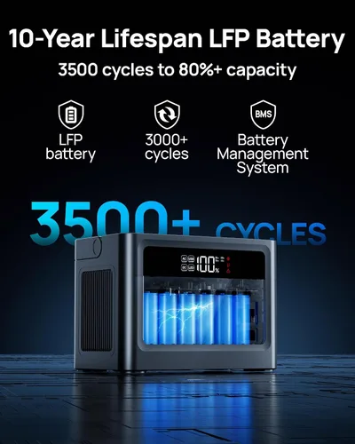 Vista 9 de DARAN Estación de energía portátil de 1000 W, generador solar de 576 Wh con 4 salidas de CA (sobretensión de 2000 W), carga rápida PD de 100 W