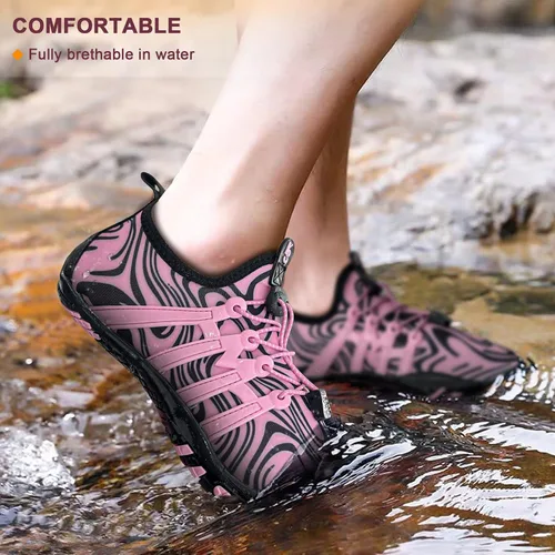 Vista 8 de BULLIANT Zapatos de agua para hombre, unisex, zapatos acuáticos descalzos para hombres y mujeres, zapatos de senderismo y natación