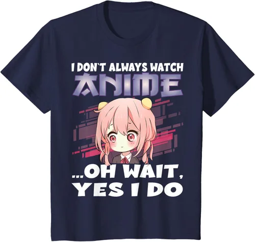 Vista 74 de Ver camiseta japonesa de anime con estampado de anime Girl, Negro, S